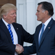 President-elect Donald Trump shakes hands with Mitt Romney after their meeting at Trump International Golf Club on Nov. 19, 2016, in Bedminster Township, N.J.
Drew Angerer/Getty Images